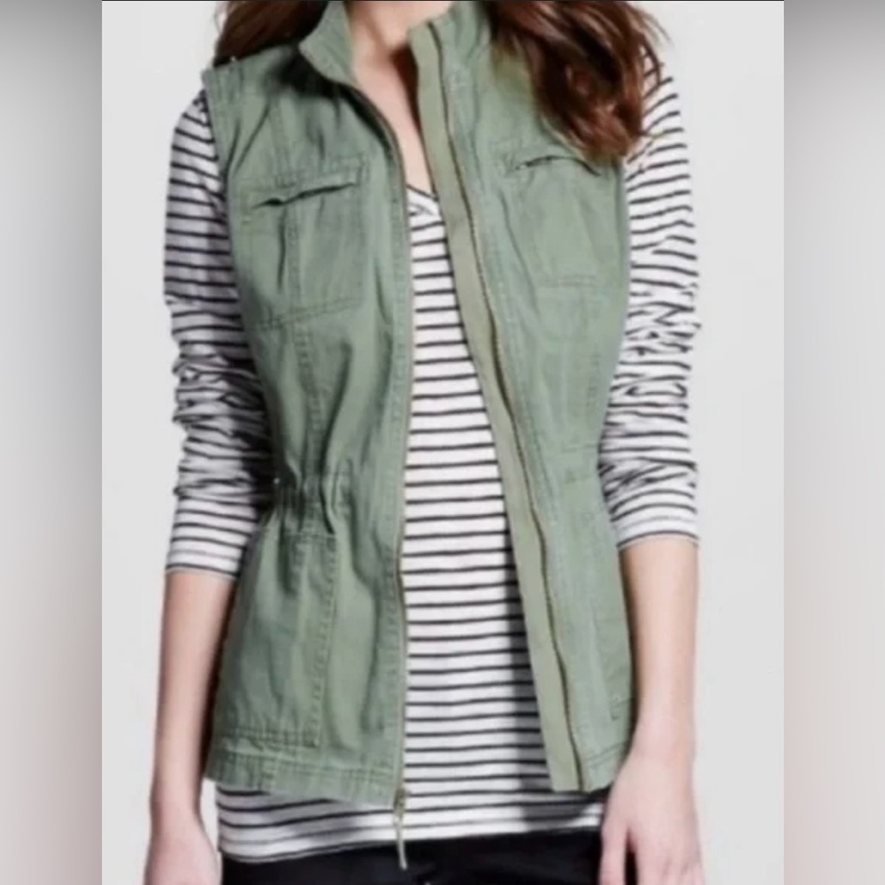 Olive Green Utility Vest